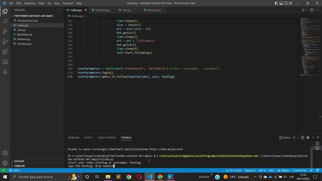 Introduciendo inputs